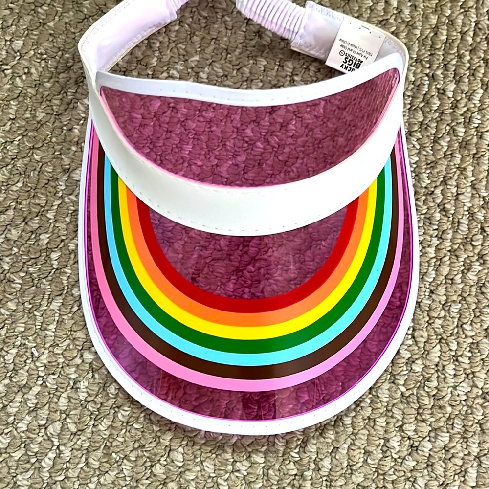 Rainbow, clear visor